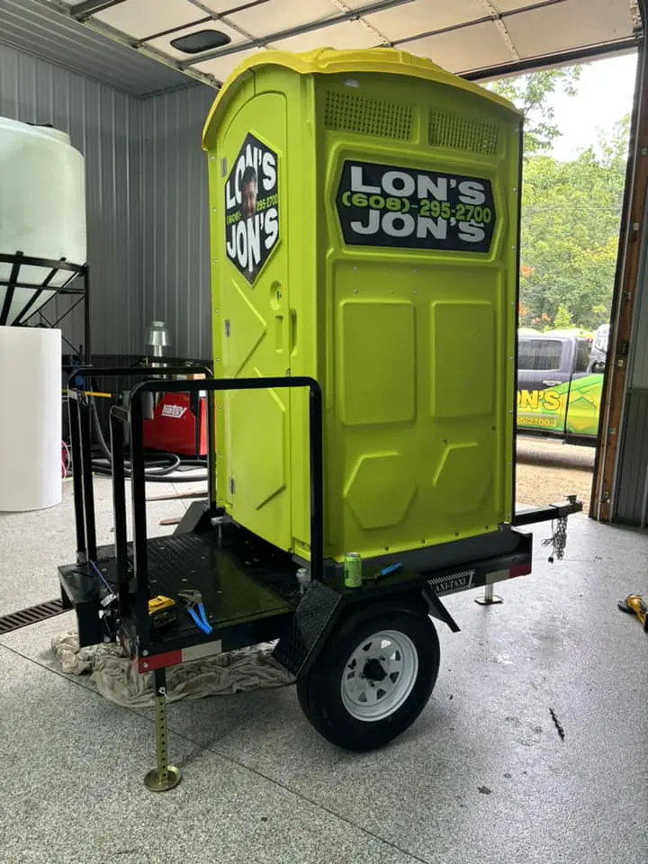 A Lon Jon on a trailer